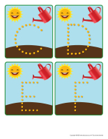 Lettres et nombres à planter