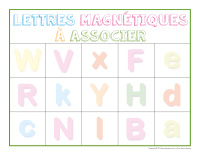 Lettres magnétiques à associer-1