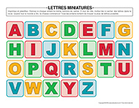 Lettres miniatures 2026