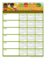 Liste absences-Automne 2026-6 enfants