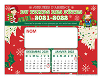 Liste absences-temps des Fêtes 2021-2022-1 enfant
