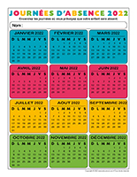 Liste des absences-2022