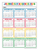 Liste des absences-2026