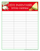 Liste inventaire-bricos-cadeaux Liste inventaire-bricos-cadeaux