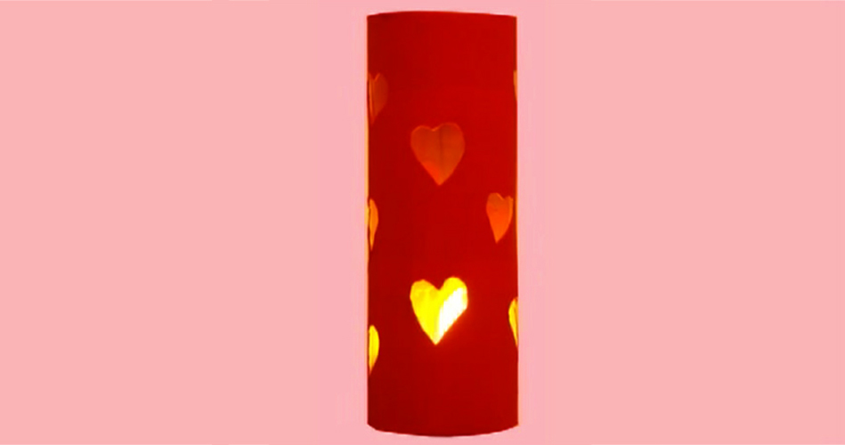 Luminaire de la Saint-Valentin