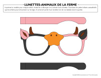 Lunettes-Animaux de la ferme