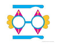 Lunettes-clown