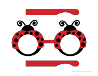 Lunettes-coccinelle