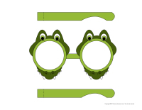 Lunettes-crocodile