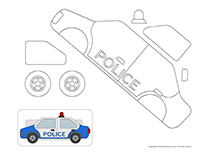 Ma voiture de police miniature