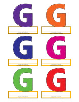 Macarons-Lettre G Macarons-Lettre G