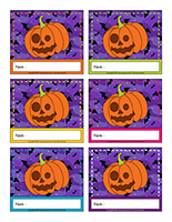 Macarons d'identification interactifs-Halloween 2021