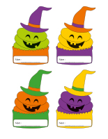 Macarons d'identification interactifs-Halloween 2022