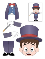 Magicien miniature Magicien miniature