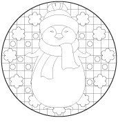 Mandalas - Pingouins et manchots