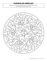 Mandalas-Abeilles