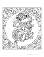 Mandalas-Dragons