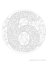 Mandalas-Le chiffre 6 Mandalas-Le chiffre 6