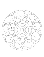 Mandalas-Les canards Mandalas-Les canards