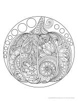 Mandalas-Les citrouilles Mandalas-Les citrouilles