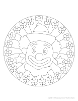 Mandalas-Les clowns