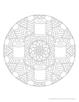 Mandalas-Les tissus