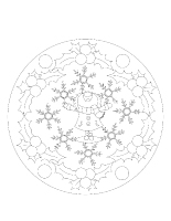 Mandalas-Les vacances de Noël Mandalas-Les vacances de Noël