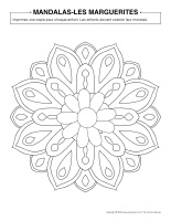 Mandalas-Marguerites