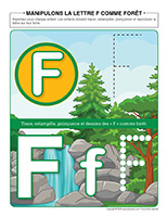 Manipulons la lettre-F comme forêt