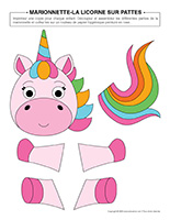 Marionnettes-Licorne sur pattes