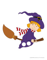 Marionnettes à doigts-Halloween-Sorcières