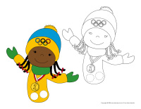 Marionnettes a doigts-Jeux olympiques d&rsquo;hiver