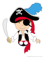Marionnettes à doigts-Pirates Marionnettes à doigts-Pirates