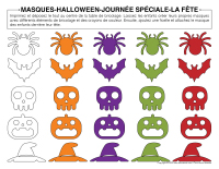 Masques-Halloween-Journée spéciale-La fête