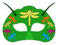 Masques-Les libellules Masques-Les libellules