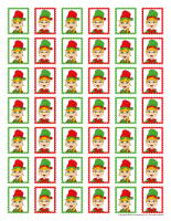 Mémo et timbres de lutins 2025-2