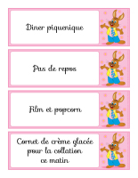 Mémos surprises-Jeannot lapin