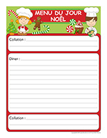 Menu de Noël-2018