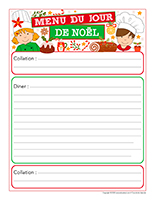 Menu de Noël-interactif