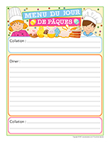 Menu de Pâques-interactif