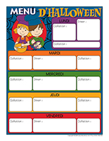 Menu de l’Halloween 2026