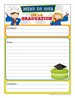 Menu interactif-Graduation 2021