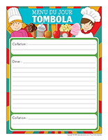 Menu interactif-Tombola