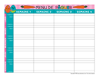Menu vierge-Paques-Journee speciale
