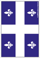 Modèle-Drapeau du Québec