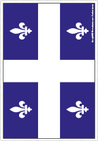 Modèle-Drapeau du Québec