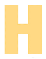 Modèles-Lettre H