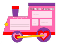 Modèles-Tableau d'acceuil-La Saint-Valentin-1