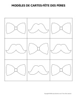 Modèles de cartes-Fête des Pères