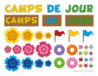 Modèles de chapeaux-Camps de jour